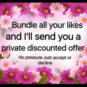 BUNDLE DISCOUNTS!! :)